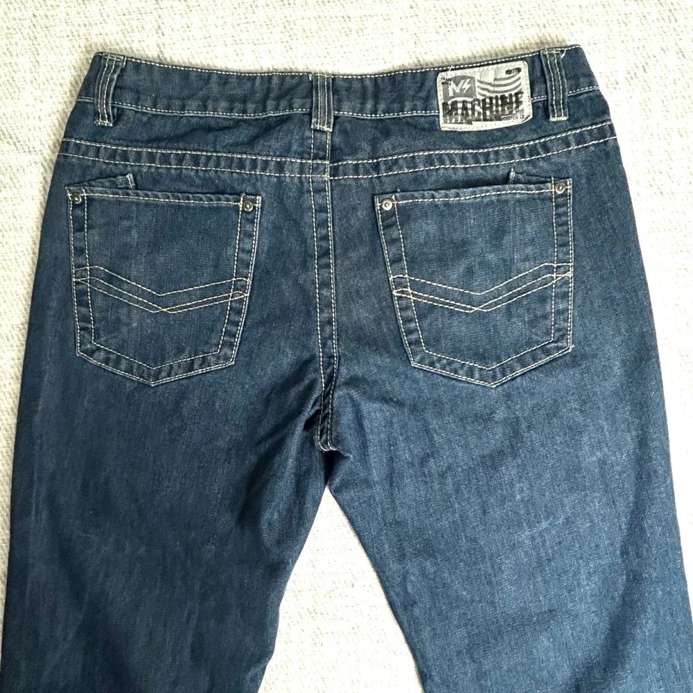 Machine Custom Co. Men's Jeans Size‎ 34 Slim Straight Dark Wash Denim